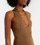 Khaite Mahi halterneck maxi dress