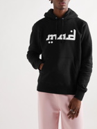 UNDERCOVER MADSTORE - MADSTORE Printed Cotton-Jersey Hoodie - Black