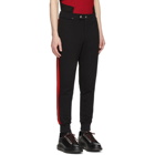 Alexander McQueen Black and Red Jogger Lounge Pants