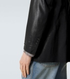 Maison Margiela Double-breasted virgin wool blazer