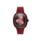 Nubeo Tri-Star Orbit Black Dial Mens Watch NB-6116-0A