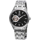 Orient Open Heart Automatic Black Dial Mens Watch FAG03001B0