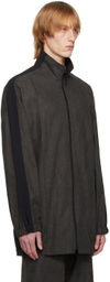 Y's Gray Epaulette Jacket