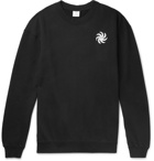 Vetements - Oversized Printed Fleece-Back Cotton-Jersey Sweatshirt - Men - Black