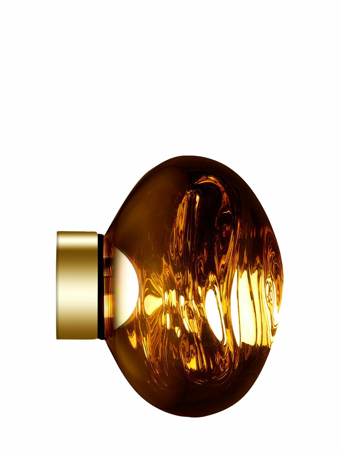TOM DIXON Gold Led Melt Mini Surface Wall Lamp