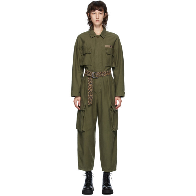 R13 Khaki Abu Jumpsuit R13