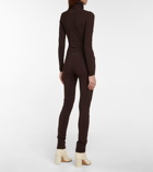 MM6 Maison Margiela - Jersey-blend leggings