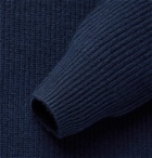 Alex Mill - Jordan Ribbed Washed-Cashmere Sweater - Blue