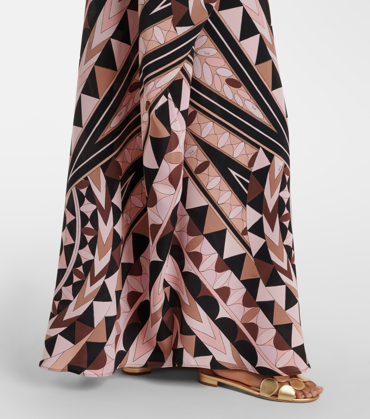 Pucci Manuba silk crêpe de chine kaftan