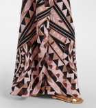 Pucci Manuba silk crêpe de chine kaftan