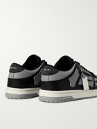 AMIRI - Skel-Top Colour-Block Leather Sneakers - Black