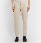 AMI - Tapered Cotton-Twill Trousers - Off-white