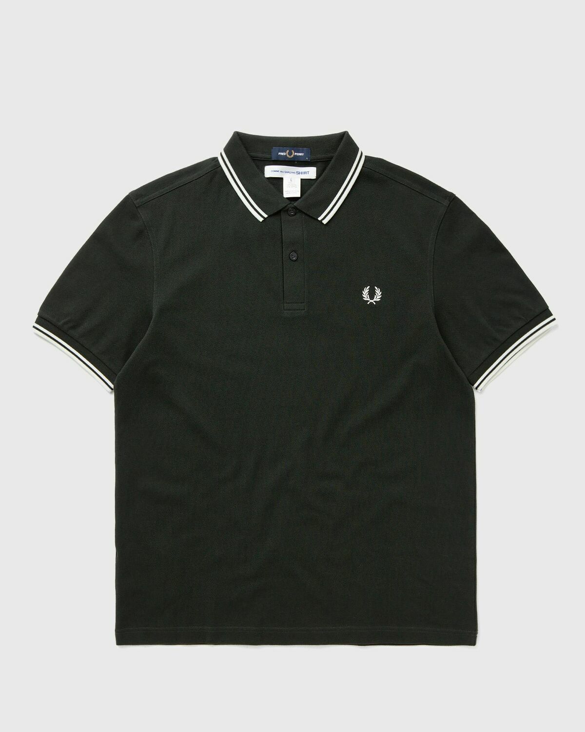 Comme des Garçons Shirt X Fred Perry TEE KNIT Green Mens Polo
