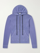 James Perse - Supima Cotton-Jersey Zip-Up Hoodie - Blue