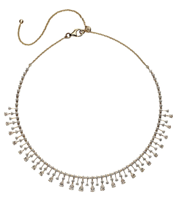 Photo: Kamyen 18kt gold choker with diamonds