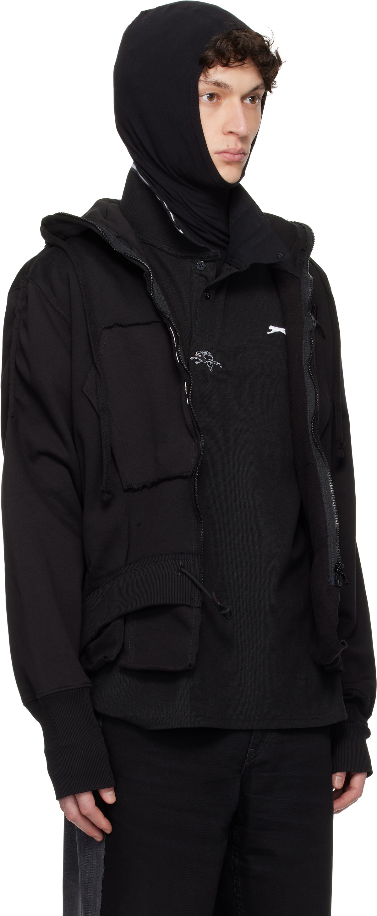 Prototypes Black Toggle Hoodie