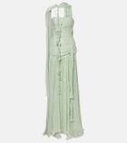 Marmar Halim Peplum ruched gown