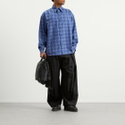 Sage Nation Men's Chisholm Check Shirt in Royal Blue Check