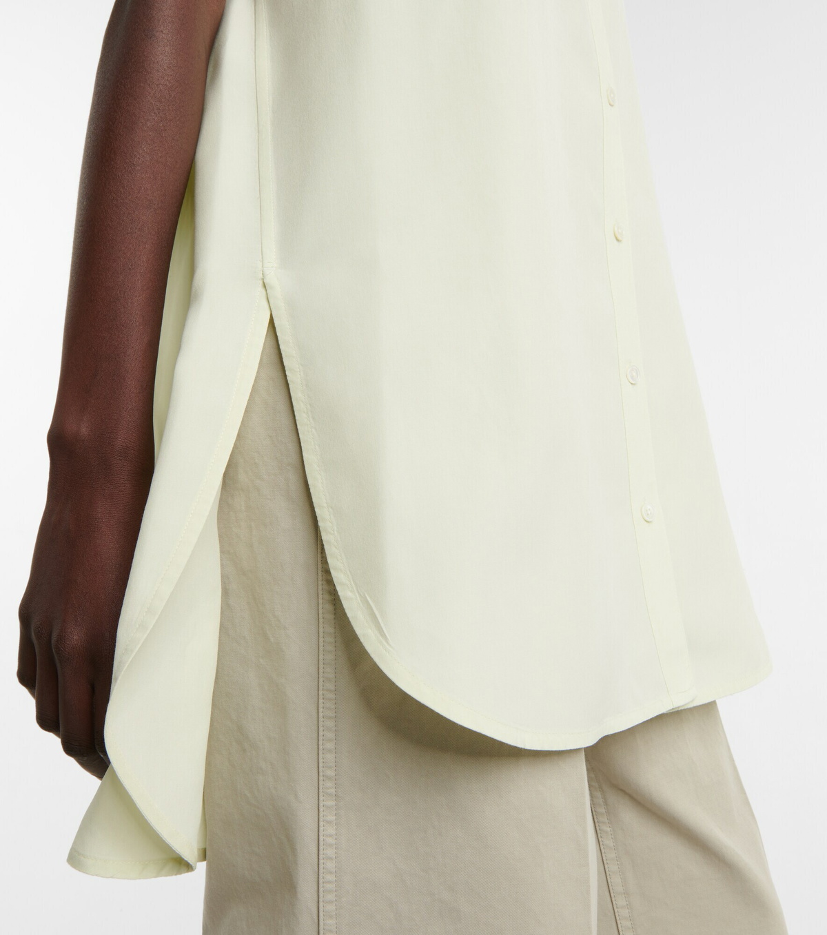 Lemaire - Oversized silk shirt Lemaire