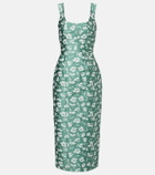 Markarian Numa brocade midi dress