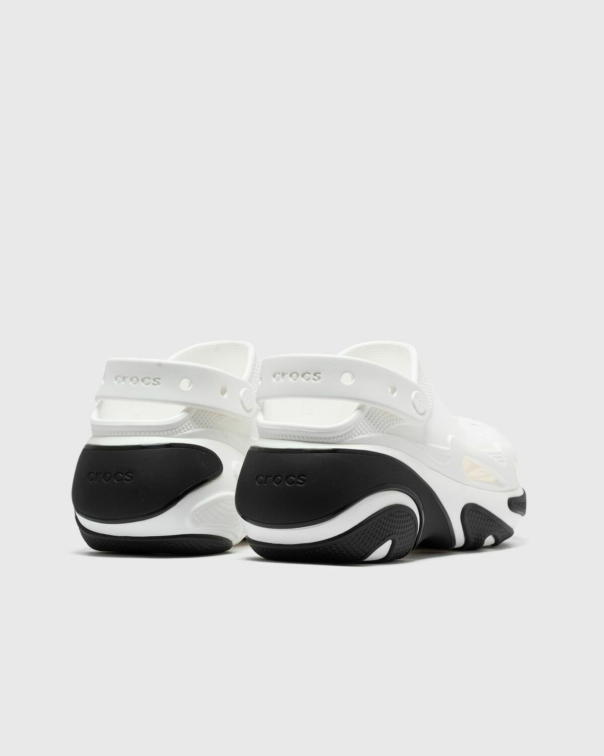 Crocs Classic Crush Clogs White Slip On Platform Sandals