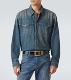 Versace Medusa denim overshirt