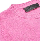 The Elder Statesman - Embroidered Cashmere Sweater - Pink