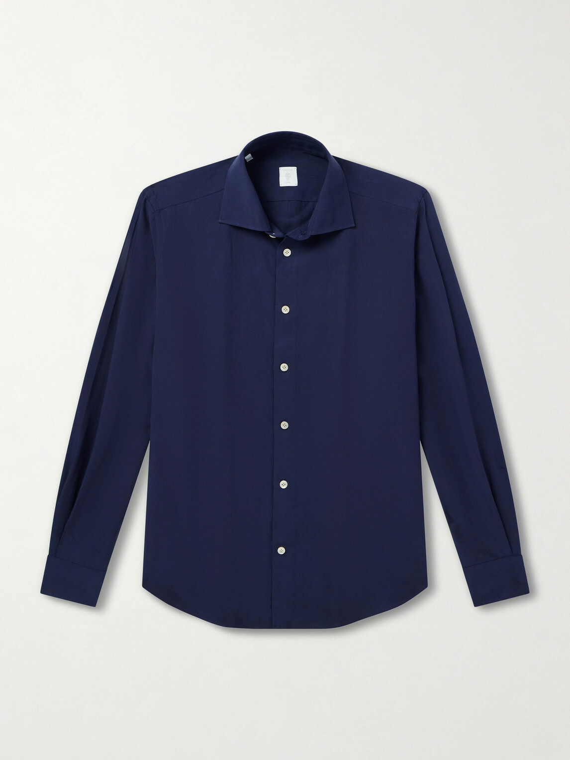 Eleventy - Lyocell, Linen and Cotton-Blend Shirt - Blue