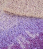ERL - Gradient wool-blend mittens