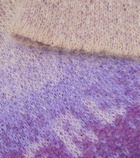 ERL - Gradient wool-blend mittens