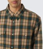 Visvim Meridian plaid wool and linen shirt