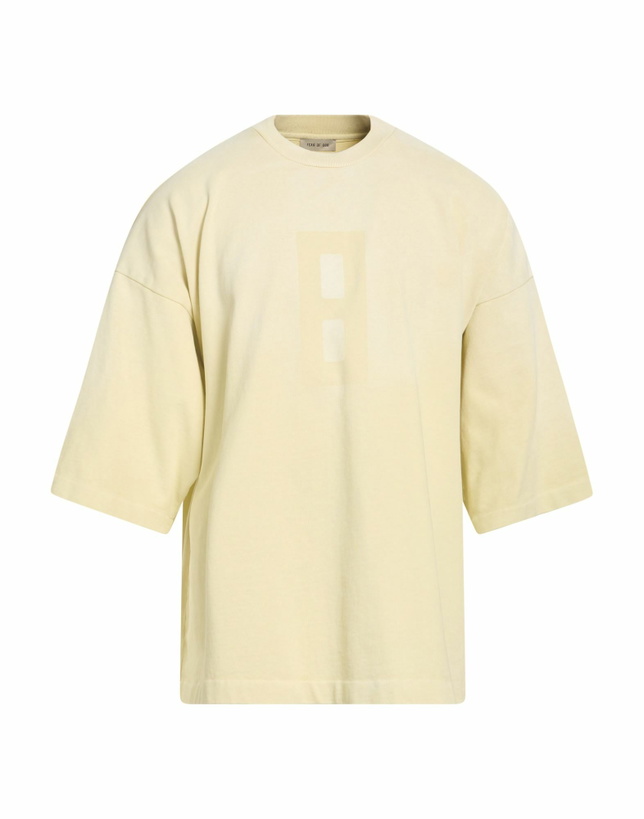 Photo: Fear Of God Mens T-shirt Pastel in Yellow