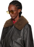 JACQUEMUS Silver La Croisière 'The Aviador' Sunglasses