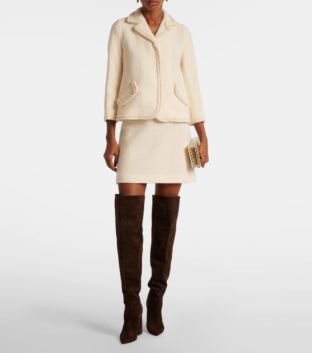 Giambattista Valli Wool-blend bouclé jacket