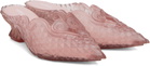Y/Project Pink Melissa Edition Point Mules