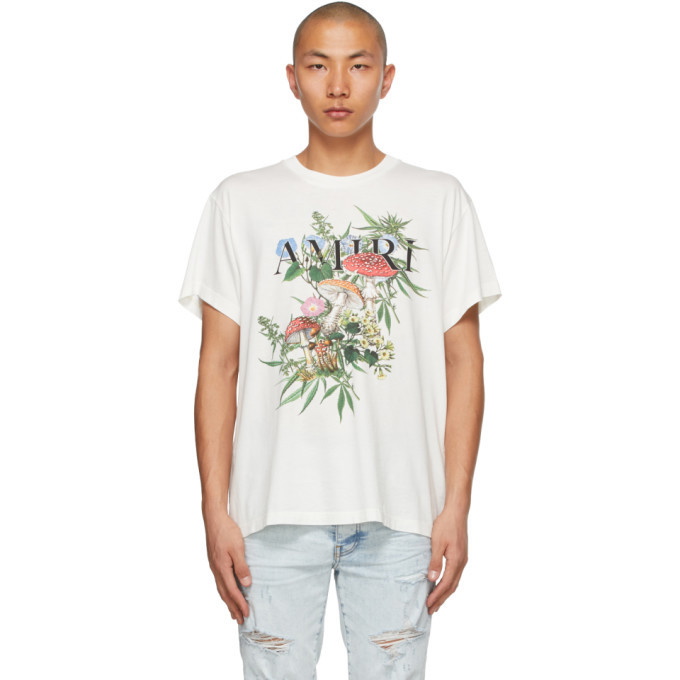 Photo: AMIRI White Psychedelic T-Shirt