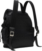 Versace Black 'Versace' Allover Neo Backpack