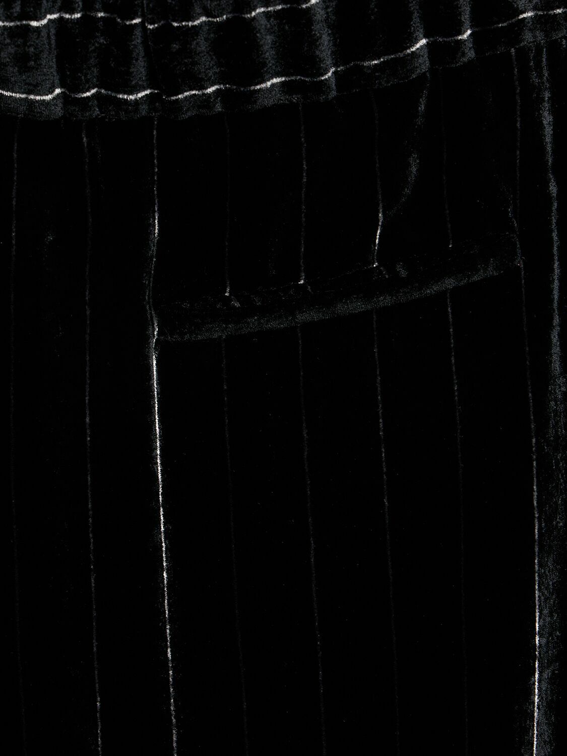 GIORGIO ARMANI - Pinstripe Velvet Straight Pants Giorgio Armani