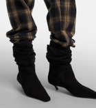 Amina Muaddi Jamie 25 suede ankle boots