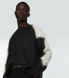 Saint Laurent - Oversized mohair-blend sweater