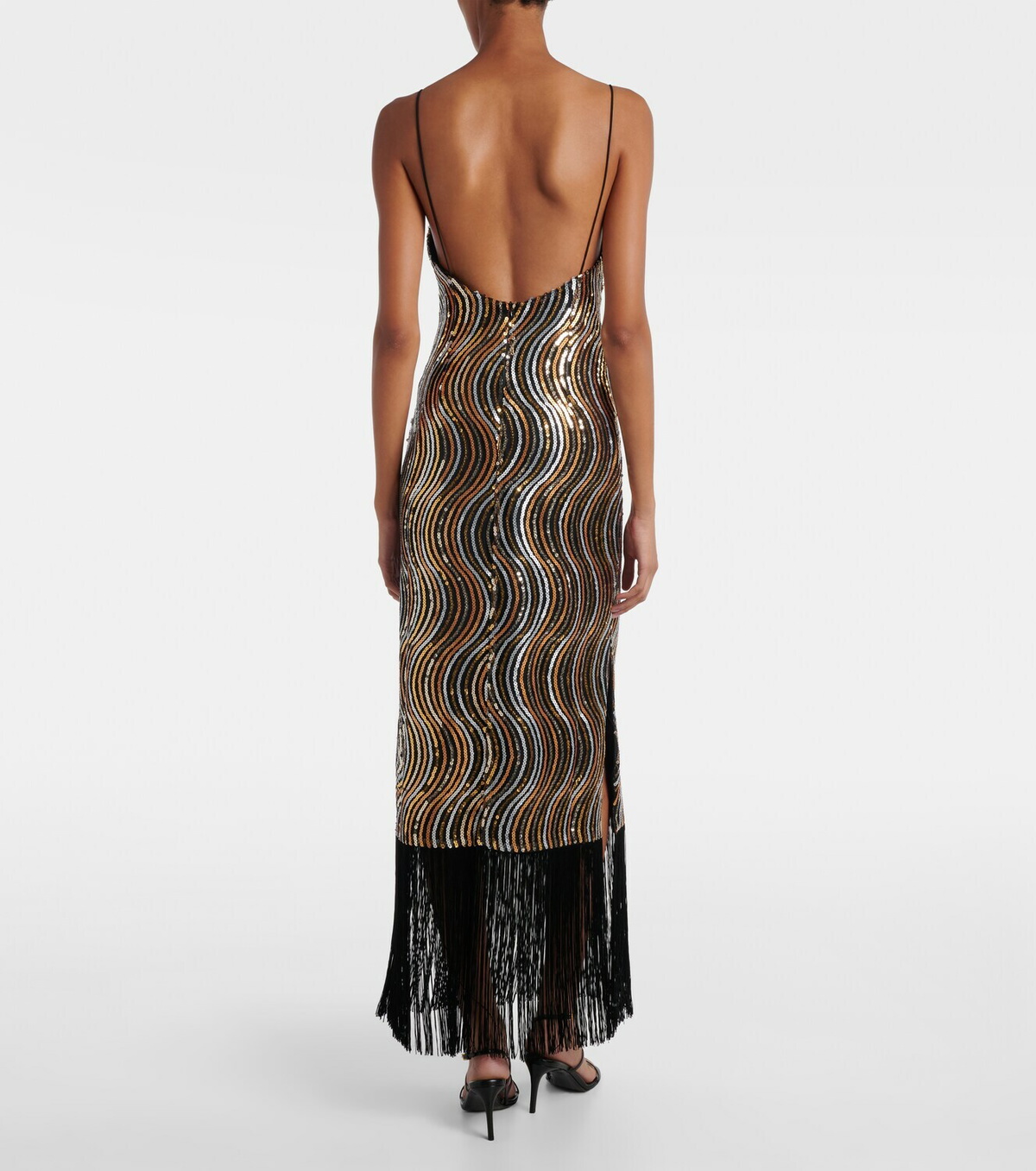 Taller Marmo Hemingway Disco sequined midi dress