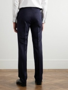 Kingsman - Tapered Wool-Flannel Suit Trousers - Blue