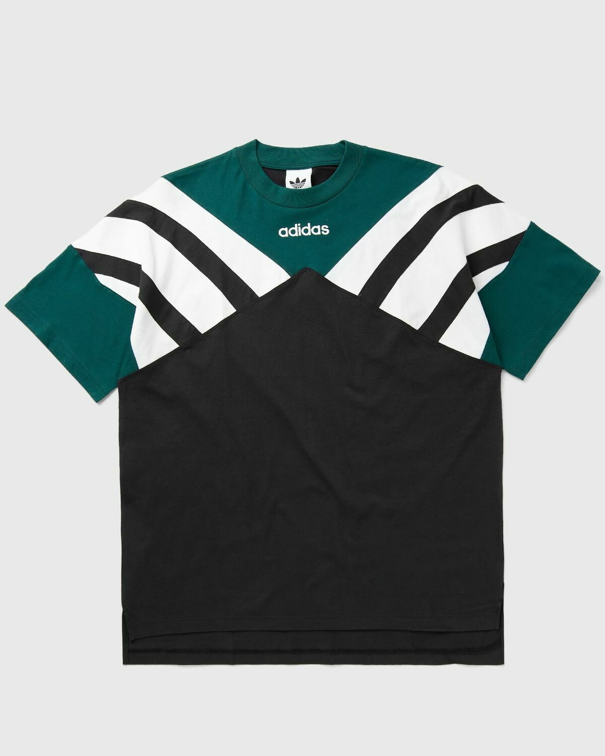 Adidas CUTLINE TEE black/green Mens Shortsleefe