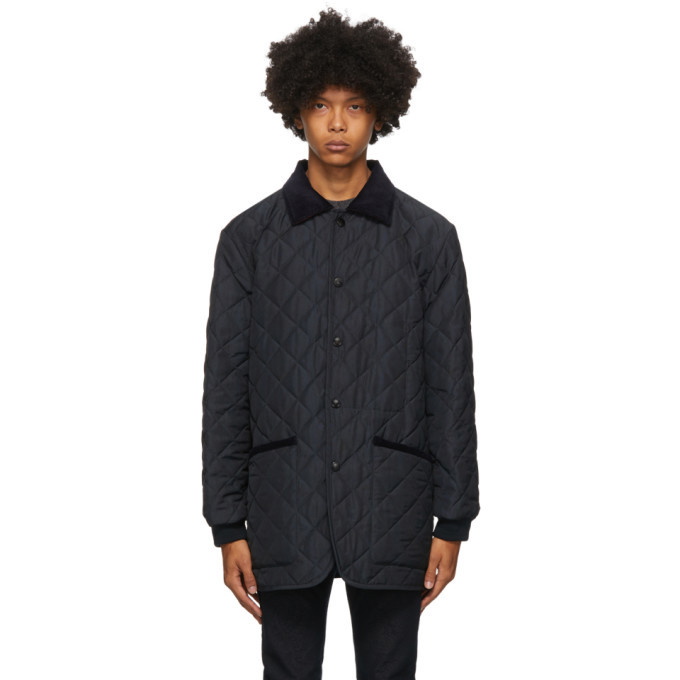 Photo: Etro Navy Quilted Jacket