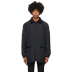 Etro Navy Quilted Jacket