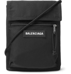 Balenciaga - Logo-Detailed Canvas Messenger Bag - Men - Black