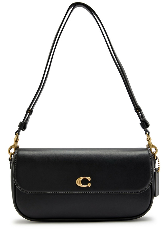 Photo: Coach Brook Leather Shoulder bag - Black - One Size