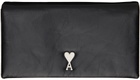 AMI Alexandre Mattiussi Black Voulez-Vous Continental Wallet