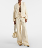 Gucci Checked cotton-blend tweed jacket