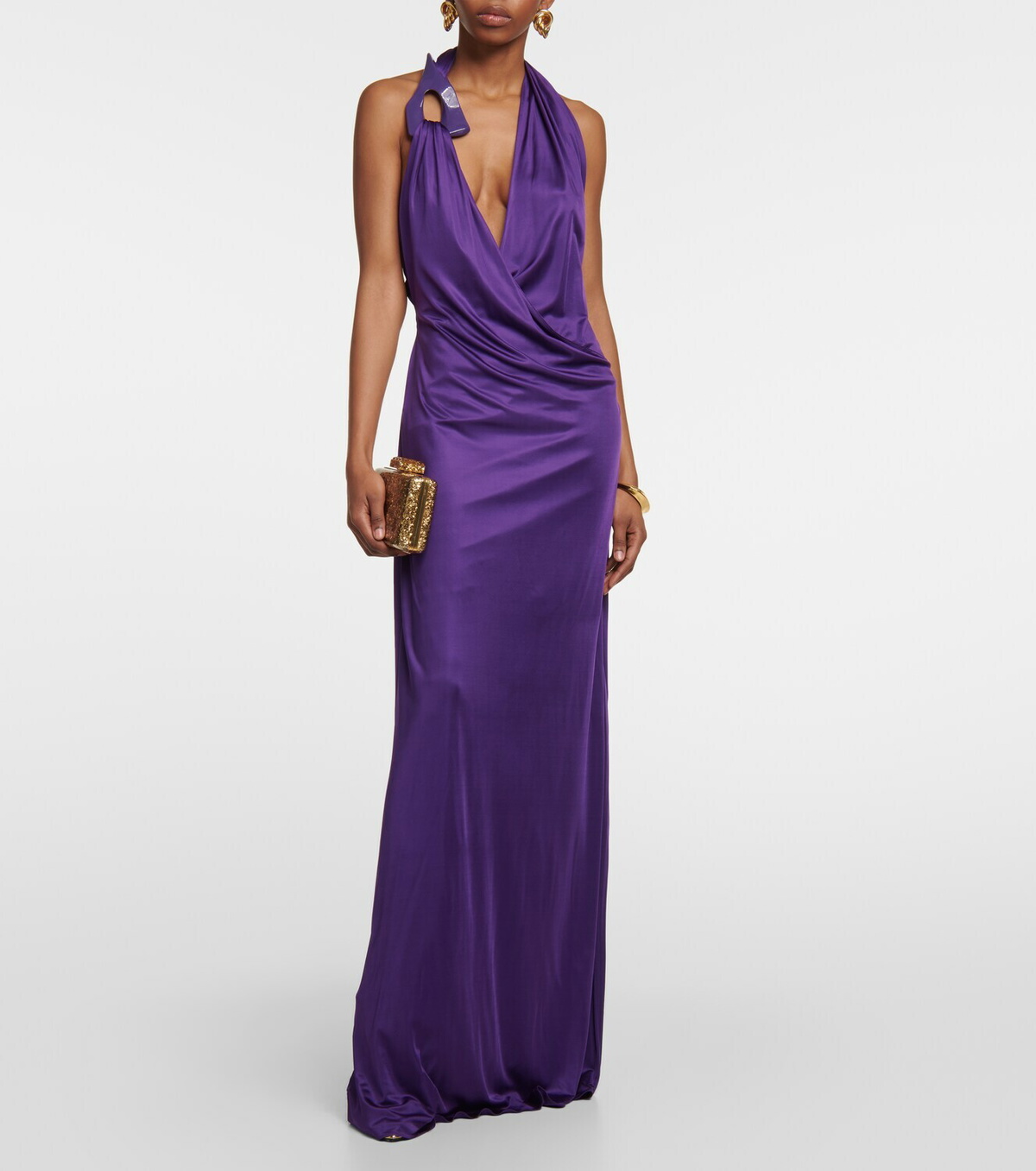 TOM FORD ダークパープル タイトドレス 24711767_54996272_600.jpg